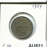 SHILLING 1954 UK GBAN BRETAÑA GREAT BRITAIN Moneda #AU821.E.A - I. 1 Shilling