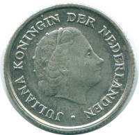 1/10 GULDEN 1963 ANTILLAS NEERLANDESAS PLATA Colonial Moneda #NL12551.3.E.A - Antilles Néerlandaises