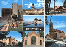 72543309 Keszthely Schwimmbad Schloss Kirche Portal Balaton Plattensee - Hongarije