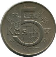 5 KORUN 1969 TSCHECHOSLOWAKEI CZECHOSLOWAKEI SLOVAKIA Münze #AR232.D.A - Checoslovaquia