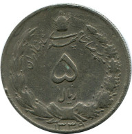 IRANÍ 5 RIALS 1963 Islámico Moneda #AK062.E.A - Irán