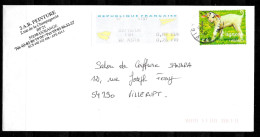 P245 - N° 3900 SUR LETTRE DE VIGY DU 02/10/06 - AB PEINTURE - Lettres & Documents
