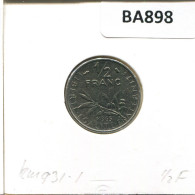 1/2 FRANC 1965 FRANCIA FRANCE Moneda #BA898.E.A - 1/2 Franc