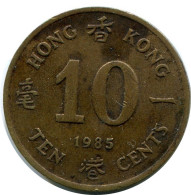 10 CENTS 1985 HONG KONG Pièce #AY610.F.A - Hong Kong