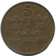5 ORE 1911 SWEDEN Coin #AC451.2.U.A - Schweden
