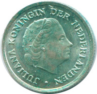 1/10 GULDEN 1966 NETHERLANDS ANTILLES SILVER Colonial Coin #NL12885.3.U.A - Antille Olandesi