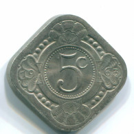 5 CENTS 1963 ANTILLAS NEERLANDESAS Nickel Colonial Moneda #S12427.E.A - Antillas Neerlandesas