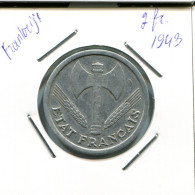 2 FRANCS 1943 FRANCE Pièce Française #AN981.F.A - 2 Francs