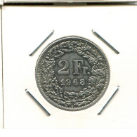 2 FRANCS 1968 SWITZERLAND Coin #AS485.U.A - Otros & Sin Clasificación