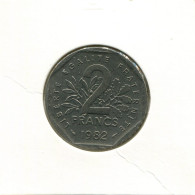 2 FRANCS 1982 FRANCIA FRANCE Moneda Semeuse Moneda #AK636.E.A - 2 Francs