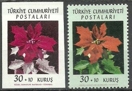 Turkey; 1962 Flowers "Trial Print" - Unused Stamps