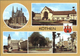 72543174 Koethen Anhalt St Jakobskirche Bahnhof Rathaus Joh Seb Bach Gedenkstaet - Koethen (Anhalt)