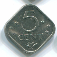 5 CENTS 1975 ANTILLES NÉERLANDAISES Nickel Colonial Pièce #S12252.F.A - Netherlands Antilles