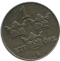 1 ORE 1918 SWEDEN Coin #AD154.2.U.A - Suède