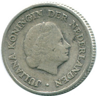 1/4 GULDEN 1957 NETHERLANDS ANTILLES SILVER Colonial Coin #NL10984.4.U.A - Niederländische Antillen