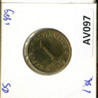 1 SCHILLING 1989 AUSTRIA Coin #AV097.U.A - Autriche