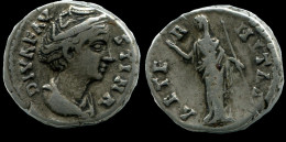 FAUSTINA SENIOR AR DENARIUS AD 138 AETERNITAS - JUNO STANDING #ANC12312.78.E.A - Les Antonins (96 à 192)