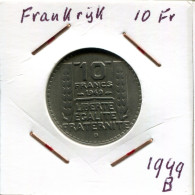 10 FRANCS 1949 B FRANKREICH FRANCE Französisch Münze #AM649.D.A - 10 Francs
