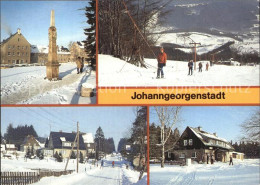 72543051 Johanngeorgenstadt Postmeilensaeule Skilift Ortsteil Steinbach Gasthaus - Johanngeorgenstadt