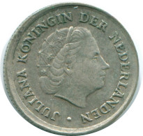 1/10 GULDEN 1966 NETHERLANDS ANTILLES SILVER Colonial Coin #NL12747.3.U.A - Niederländische Antillen