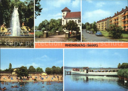 72542929 Rheinsberg Springbrunnen Schloss Jetzt Diabetiker Sanatorium Joliot Cur - Zechlinerhütte