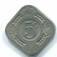 5 CENTS 1965 ANTILLES NÉERLANDAISES Nickel Colonial Pièce #S12450.F.A - Niederländische Antillen