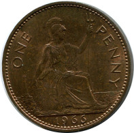 PENNY 1966 UK GREAT BRITAIN Coin #BB036.U.A - D. 1 Penny