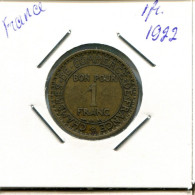 1 FRANC 1922 FRANKREICH FRANCE Chambers Of Commerce Französisch Münze #AN782.D.A - 1 Franc