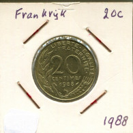 20 CENTIMES 1988 FRANKREICH FRANCE Französisch Münze #AM869.D.A - 20 Centimes