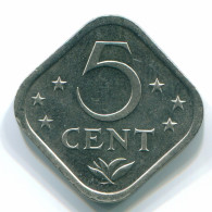 5 CENTS 1979 ANTILLAS NEERLANDESAS Nickel Colonial Moneda #S12297.E.A - Niederländische Antillen