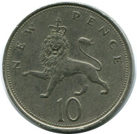 10 NEW PENCE 1969 UK GBAN BRETAÑA GREAT BRITAIN Moneda #AZ025.E.A - Otros & Sin Clasificación
