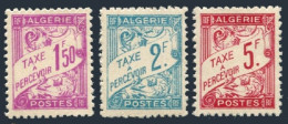 Algeria J28-J30,MNH.Michel P28-P30. Due Stamps 1944.Ornament. - Argelia (1962-...)