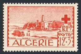 Algeria B68,MNH.Michel 311. Red Cross 1952.View Of El Oued.Map,truck. - Algerije (1962-...)