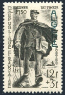 Algeria B58, MNH. Michel 293. Stamp Day 1950. Postman. - Algérie (1962-...)