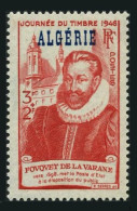 Algeria B46,lightly Hinged.Michel 245. Stamp Day 1946.Fouquet De La Varane. - Algerien (1962-...)