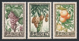 Algeria 229-231, MNH. Michel 290-292. Fruits 1950. Grapes, Dates, Orange, Lemons - Algérie (1962-...)