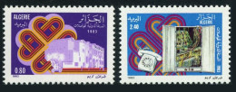 Algeria 721-722,MNH.Michel 832-833. World Communications Year WCY-1983. - Algeria (1962-...)