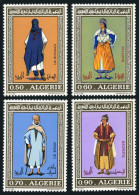 Algeria 485-488, MNH. Mi 595-598. Costumes, 1973. Hongar, Kabyle, Mzab, Tlemcen. - Algeria (1962-...)