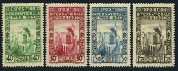 Algeria 109-112, Lightly Hinged. Mi 130-133. Paris Exposition, 1937. Pavilion. - Algerije (1962-...)