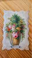 Souvenir CANIVET IMAGE PIEUSE Pot Avec Des Fleurs - Devotion Images