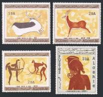 Algeria 365-368, MNH. Michel 467-470. Wall Paintings,1967.Cow,Antelope,Archers,  - Algérie (1962-...)