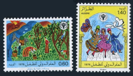 Algeria 631-632, MNH. Michel 742-743. Year Of Child IYC-1979. Harvest, Dancers. - Algerije (1962-...)