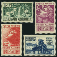 Algeria B47-B50,MNH.Michel 247-250. 1946.Children,Girl,Athlete,Prisoner Of WW II - Algérie (1962-...)