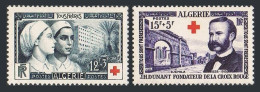 Algeria B74-B75,MNH.Michel 331-332. Red Cross 1954.Hospital,J.Dunant.Djemila. - Algerije (1962-...)