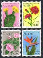 Algeria 411-414,MNH.Michel 517-520. Flowers 1969:Ficus Indica,Carnations,Roses, - Algeria (1962-...)