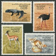 Algeria 374-377,MNH.Michel 479-482. Spiny Agamid,Ostrich,Gazelle,Fennec.1967. - Algerije (1962-...)