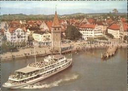 72542883 Lindau Bodensee Hafenansicht Mit Personenschiffen Lindau (Bodensee) - Lindau A. Bodensee