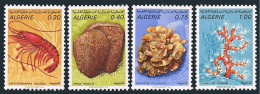 Algeria 435-438,MNH.Michel 544-547. 1970.Spiny Lobster,Mollusk,Retepora,Coral. - Algérie (1962-...)