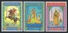 Algeria 362-364,MNH.Miniatures By Mohammed Rasim.Horseman,Pirate Barbarossa,1966 - Algerien (1962-...)