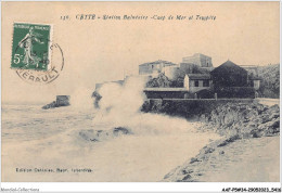 AAFP5-34-0411 - SETE -Station Balnéaire - Coup De Mer Et Tempête - Sete (Cette)